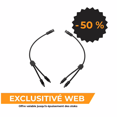 Connecteurs pour Energy Bank - SOLAREDGE - IAC-RBAT-RWYCBL-01