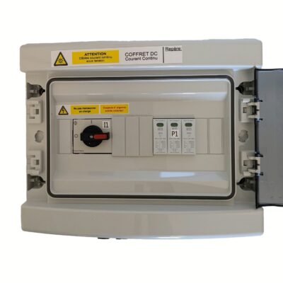 Coffret DC - 2 BRANCHES 30A - PARAFOUDRE - Pour optimiseur