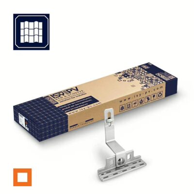 ISYBOX triangle Tuile mécanique pour 4 modules photovoltaïques. ISY PV