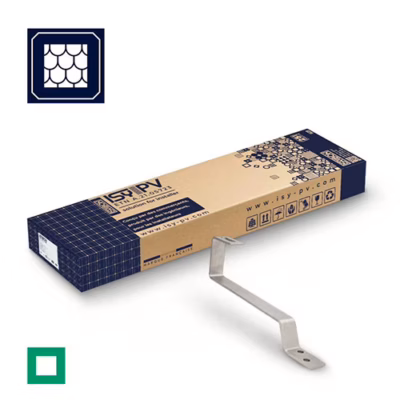 ISYBOX carré Tuile plate - ISY PV - Fixation pour 4 modules photovoltaïques