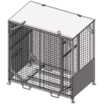 Shelter nu - EKLOR - EK-BOX-250 monté