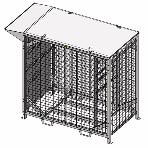 Shelter nu - EKLOR - EK-BOX-250 monté avec option casquette
