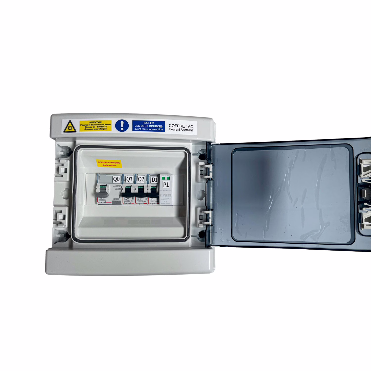 Coffret AC - SCHNEIDER - 2x 4KVA - Monophasé