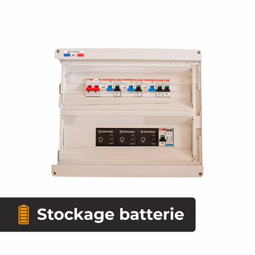 Coffret AC - ENPHASE - 3 BRANCHES + ALIM - Monophasé