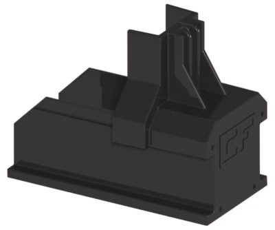 Terminaison de rail noir - ESDEC - CLICKFIT EVO - 1008060-B