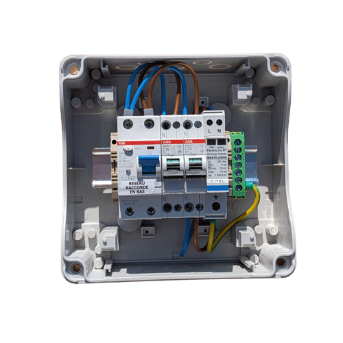 Coffret AC - ABB - 3KVA - Monophasé